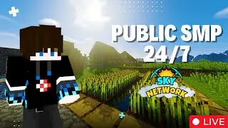 MINECRAFT LIVE | PUBLIC SMP LIVE ANYONE CAN JOIN 