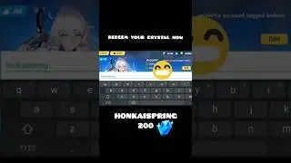 Honkai Impact 3rd Redeem Code Crystal. all servers