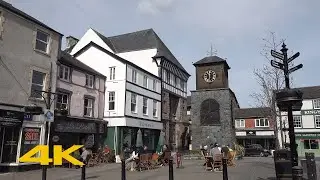 Llanrwst Walk: Town Centre【4K】