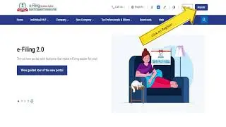 Registration on  income tax portal 