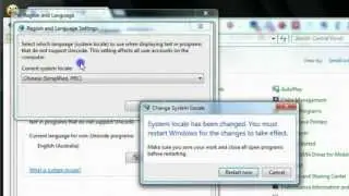 How to Change Language in Windows 7 for Non-Unicode Program