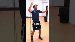How do Pro Tennis players get more power to their serve🤯 #sports
