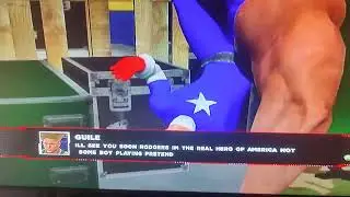 guile assaults captain America backstage (lone wolf wrestling WWE2k14)