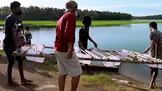 boat making With friends on vacation