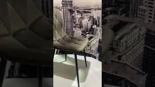 Стілець на металевих ніжках  в сучасному стилі FRED (Фред) оксамит, колір шоколад UC- 908