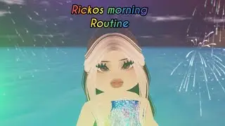 Rickos morning routine (pop star edition)