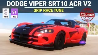 Forza Horizon 5 - 2008 Dodge Viper SRT10 ACR - S1 Class Grip Race Tune V2 (MEMBERS ONLY)