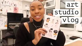 Art Studio Vlog 032| Making new sticker sheets