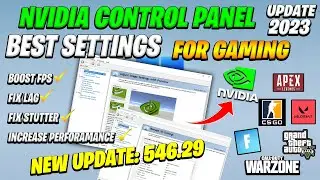 Nvidia Control Panel Latest Update 546.29 | Nvidia Best Optimizations & Settings For Gaming (2023)