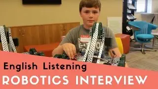 Learn English - Robotics Interview - Real English Listening Practice