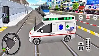 3D Driving Class 2024 - New AMBULANCE Van Hyundai Staria in Train Station | (Android, iOS)