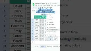 Create Best Attendance Tracking Tool in Excel - Quick Tutorial!