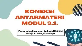 Koneksi Antar Materi Modul 3.1 Kesimpulan Pembelajaran sesuai Pertanyaan Pemandu
