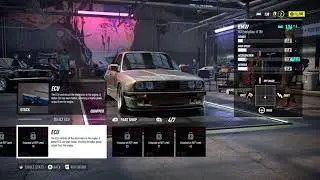 Need For Speed Heat - menus