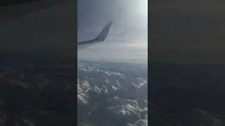 Кавказкий хребет из иллюминатора