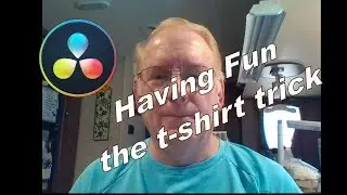 DaVinci Resolve - Fun with the t-shirt color trick
