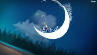 Make merry christmas video animation - Best Logo Animation service