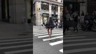 Black Ballerina, Kamala McDaniels, brings traffic to a halt in NYC!  