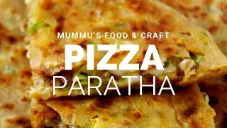 Pizza Paratha 🍕 Dominos pizza - without Oven- homemade pizza- chicken  pizza paratha- pizza hut-