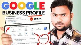 How to Verify Google Business Profile | Google My Business Verification Issue (2026 Guide)