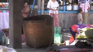 Mercado em Myanmar