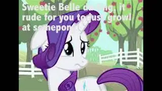 Rarity's stomach growling