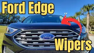 DIY: The "trick" to changing windshield wipers on a 2023 Ford Edge (NO TOOLS!!)