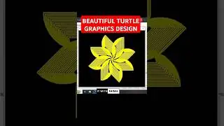Beautiful Design Using Python Turtle | Easy Graphics Drawing Art For Beginners 