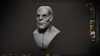 From a Sphere to Frankensteins Monster Bust | Zbrush Timelapse Sculpt