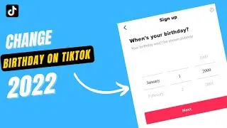 How to Change Your Birthday on TikTok | change date of Birth on TikTok