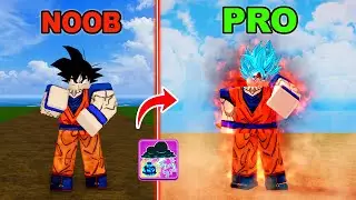 Noob to Pro with Son Goku in Blox Fruits! Level 1 to Max Level