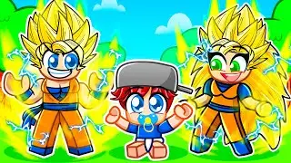 Adopted By SUPER SAIYAN Family in Roblox Snapchat!