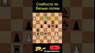 Слабости по белым полям #shorts #chess #шахматы