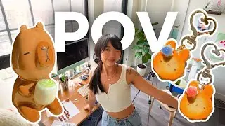 pov: my cozy clay business ✿ store launch & packing 140 orders!!! #studiovlog #polymerclay