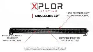 Go Rhino XPLOR Lighting - 30" SINGLELINE Light Bar