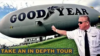 (4K)  Flying the $21 Million Goodyear Blimp & What it Takes.
