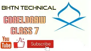 How to design logo in Coreldraw || Class 7