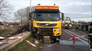 Dodelijk ongeval tussen auto en vrachtwagen op N331