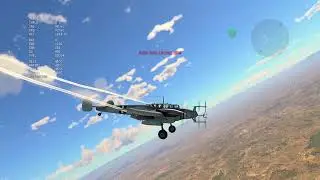 The Bf110 in max aerobraking configuration has a worse glide ratio than helicopters「War Thunder」