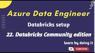 22. Create Databricks Community Edition | azure data engineer
