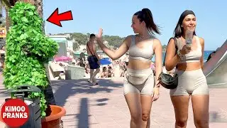 Loud Screams and Hilarious Reactions. Bushman Prank