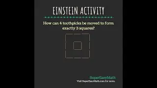 How can 4 toothpicks be moved to form exactly 3 squares?