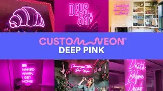 Deep Pink LED Neon Signs | Custom Neon® Color Range