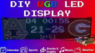 How I Built My Own LED Matrix for Sports Scores and More!