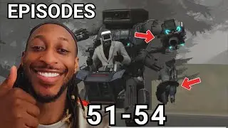 Skibidi Toilets BLEW A 3-1 LEAD? TV WOMEN VS GLITCH TOILET! - Skibidi Toilet 51 - 54 (Reaction)
