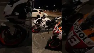 คู่รักนักบิด : นี่คือรถคู่ใจของเรา 2 คน  #MackyCBR #CBR1000rr #YzfR7 #Yamaha #Bigbike