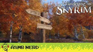 Skyrim ASMR Whisper | Relaxing Skyrim Ambience & Music for Sleep | Wandering in Skyrim 27