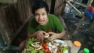 MUKBANG-MANGGA KAMATIS MANGGANG DAHON