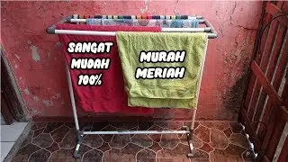 Cara membuat jemuran dari paralon dengan mudah