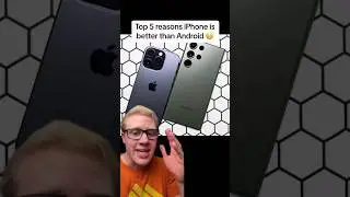 Top 5 reasons iPhone is better than Android  😬